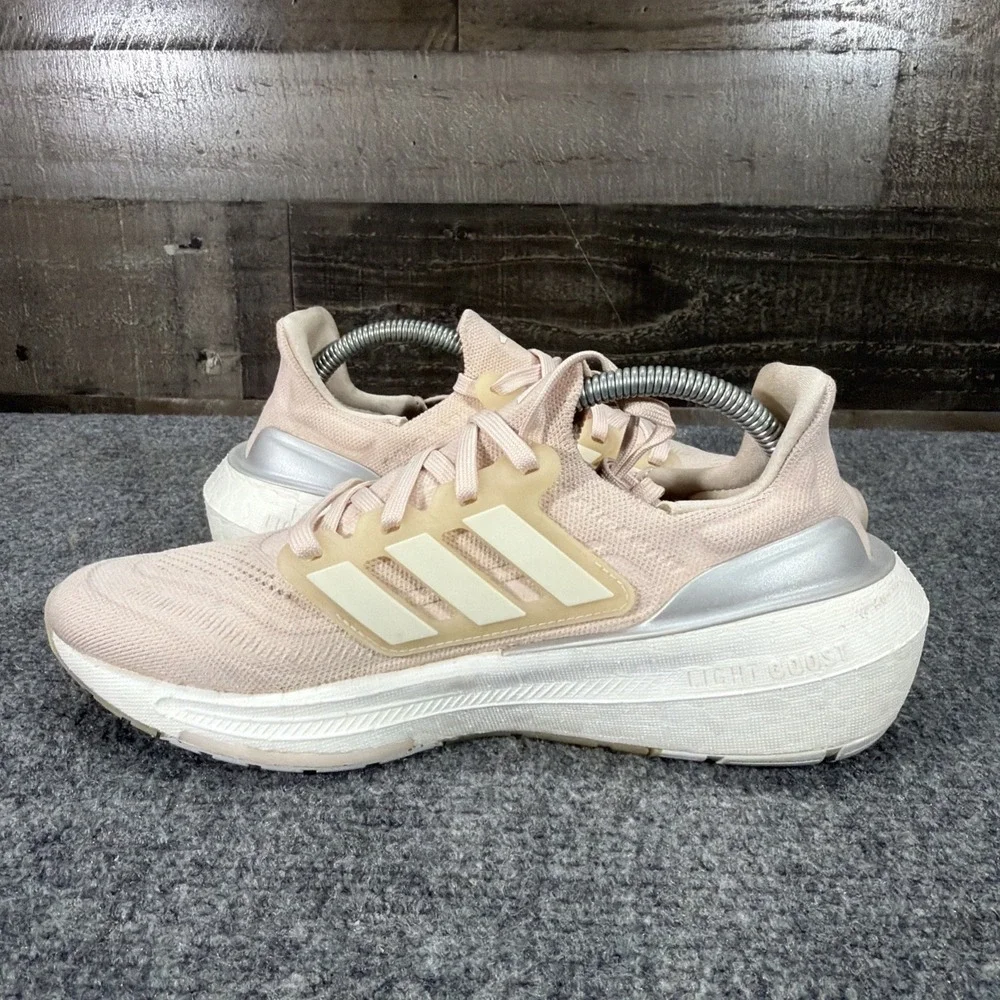 Adidas Ultraboost Light Wonder Quartz Pink Comfy Low Top Athletic Shoes Womens 8